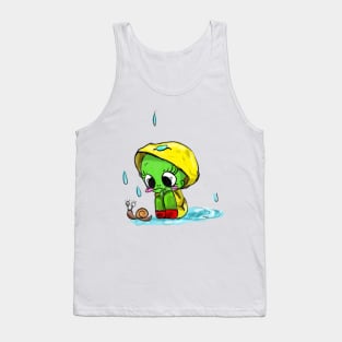 Petite grenouille qui regarde un escargot Tank Top